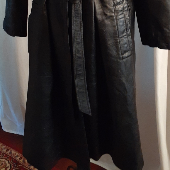 R. Sherman leather coat - Picture 3 of 7